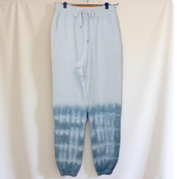 Sweatpants  / Tye-dye sweatpants / joggers Hem & Thread French Terry NWT - Picture 9 of 12